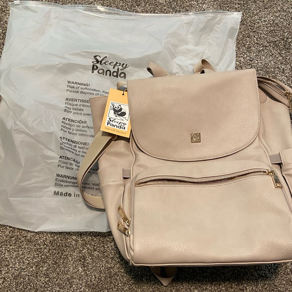 Brand New Sleepy Panda Diaper Bag